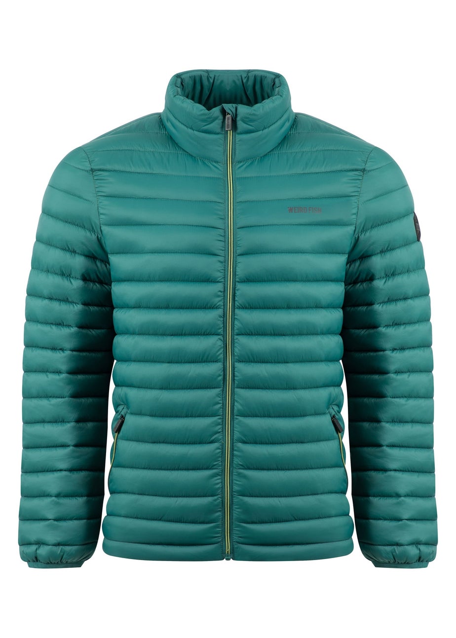Weird Fish Cedar Green Crantock Lightweight Showerproof Padded Jacket