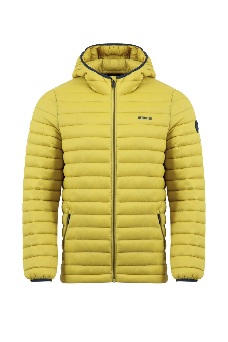 Weird Fish Antique Moss Flete Lightweight Showerproof Padded Jacket