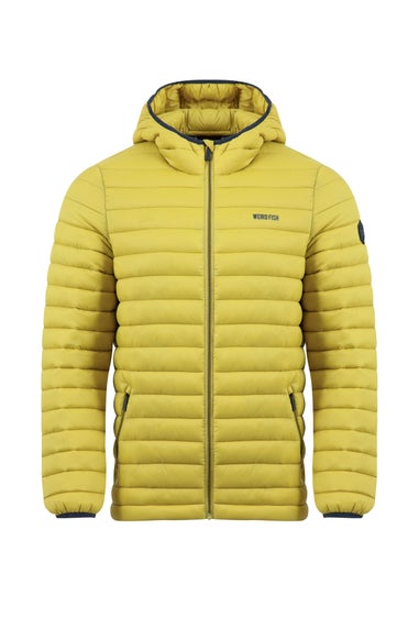 Weird Fish Antique Moss Flete Lightweight Showerproof Padded Jacket