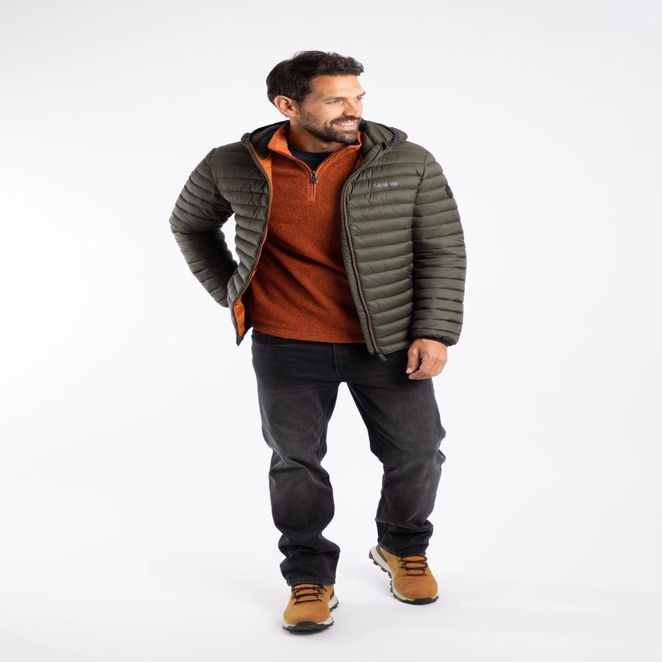 Weird Fish Anthracite Flete Lightweight Showerproof Padded Jacket