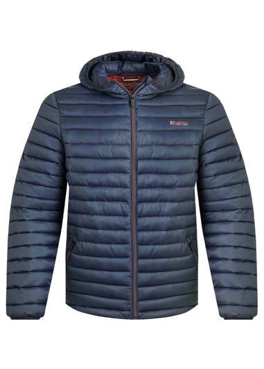Weird Fish Navy Flete Lightweight Showerproof Padded Jacket