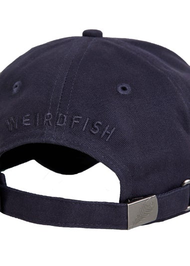 Weird Fish Navy Bude Branded Twill Cap