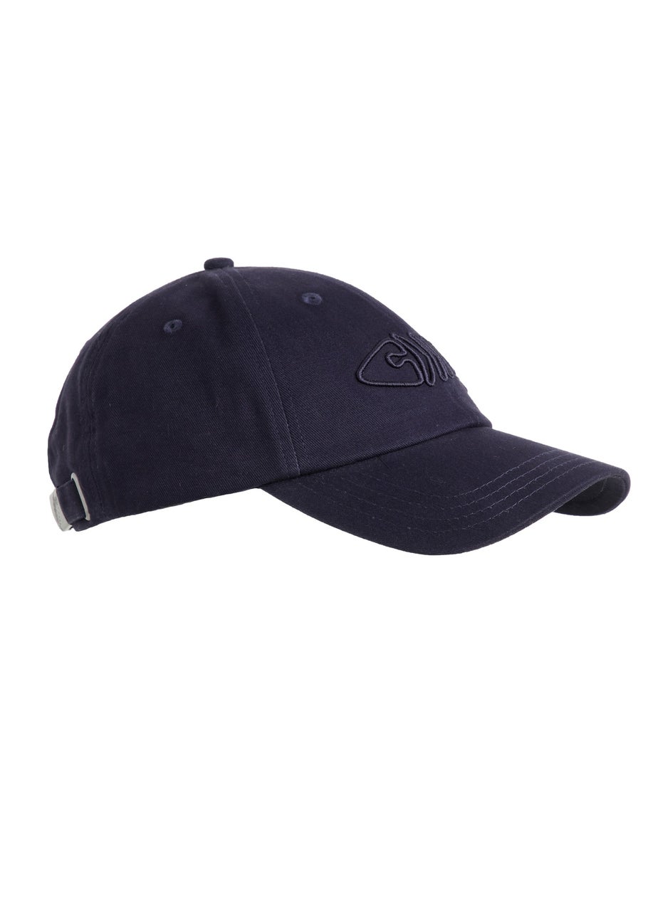 Weird Fish Navy Bude Branded Twill Cap