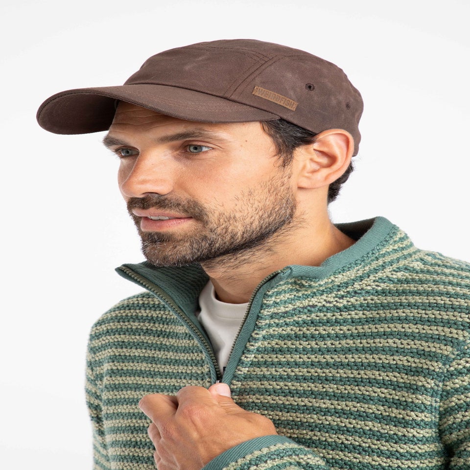 Weird Fish Bark Bowers Waxed Canvas Cap