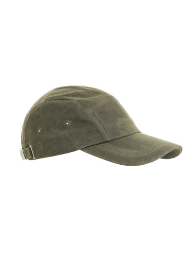 Weird Fish Fir Green Bowers Waxed Canvas Cap