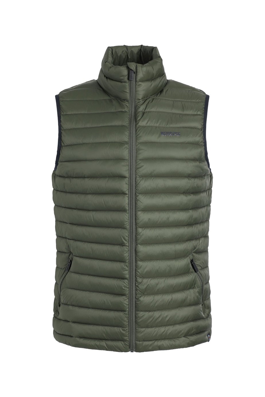 Weird Fish Deep Lichen Green Langtree Lightweight Showerproof Padded Gilet