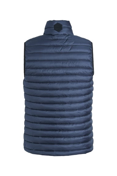 Weird Fish Navy Langtree Lightweight Showerproof Padded Gilet