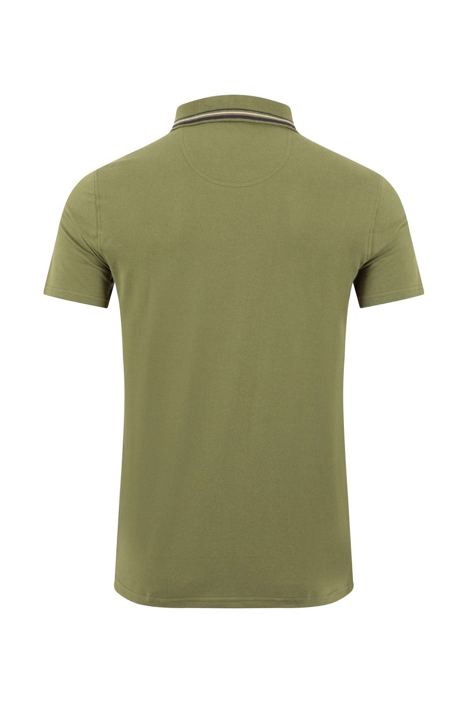 Weird Fish Winter Green Dylan Tipped Collar Polo Shirt