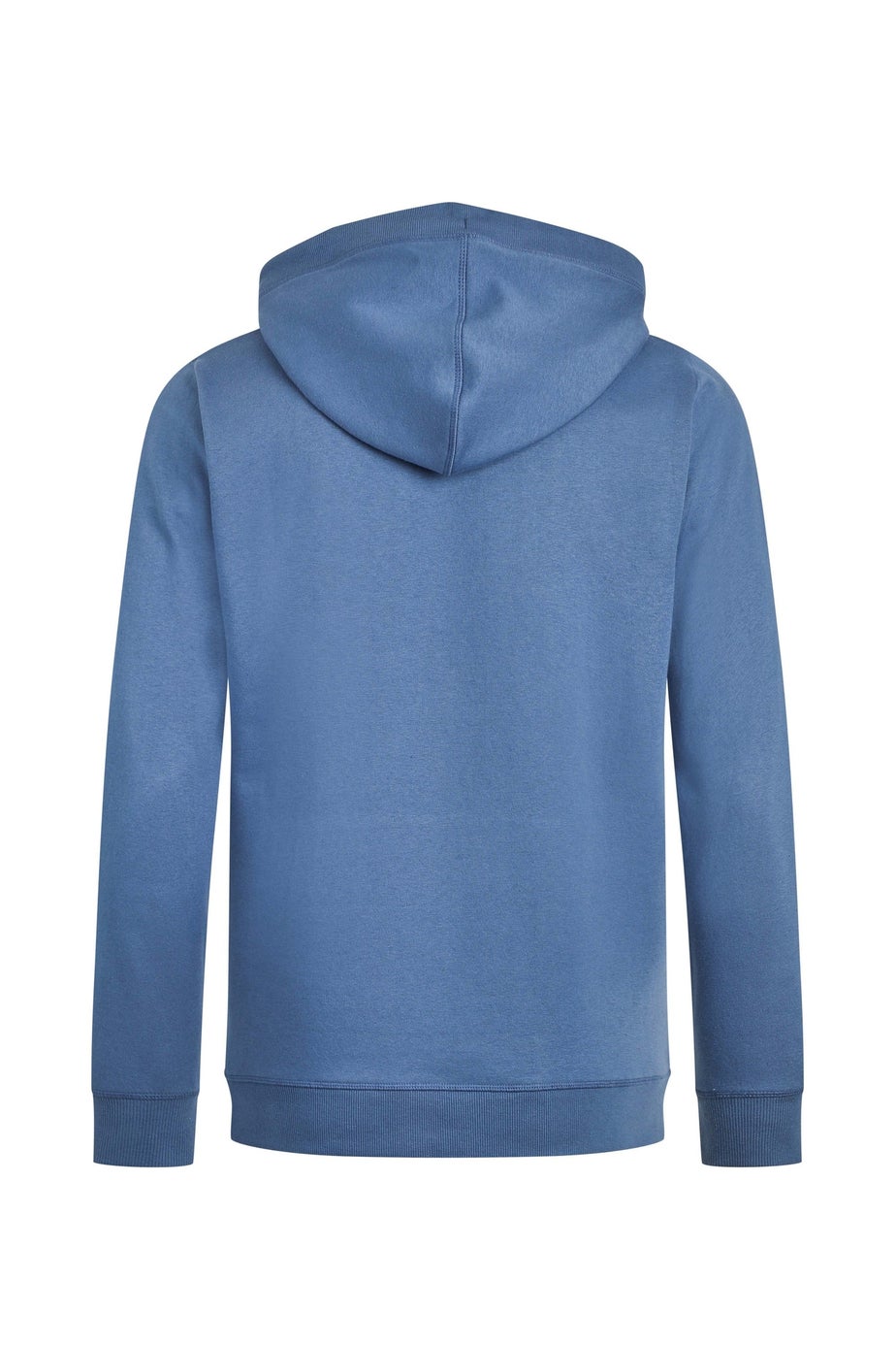 Weird Fish Mid Blue Bryant Front Print Graphic Popover Hoodie