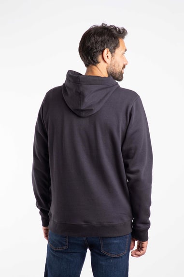 Weird Fish Midnight Bryant Front Print Graphic Popover Hoodie