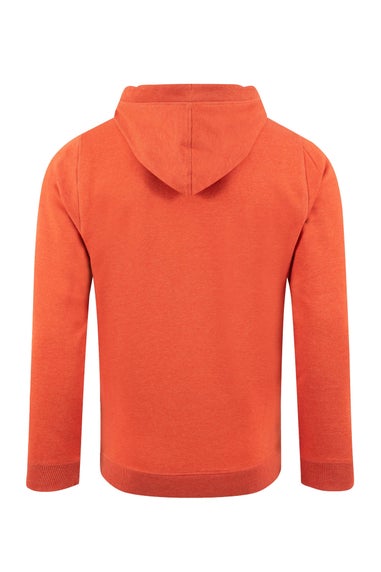 Weird Fish Rust Leaves Bryant Front Print Graphic Popover Hoodie