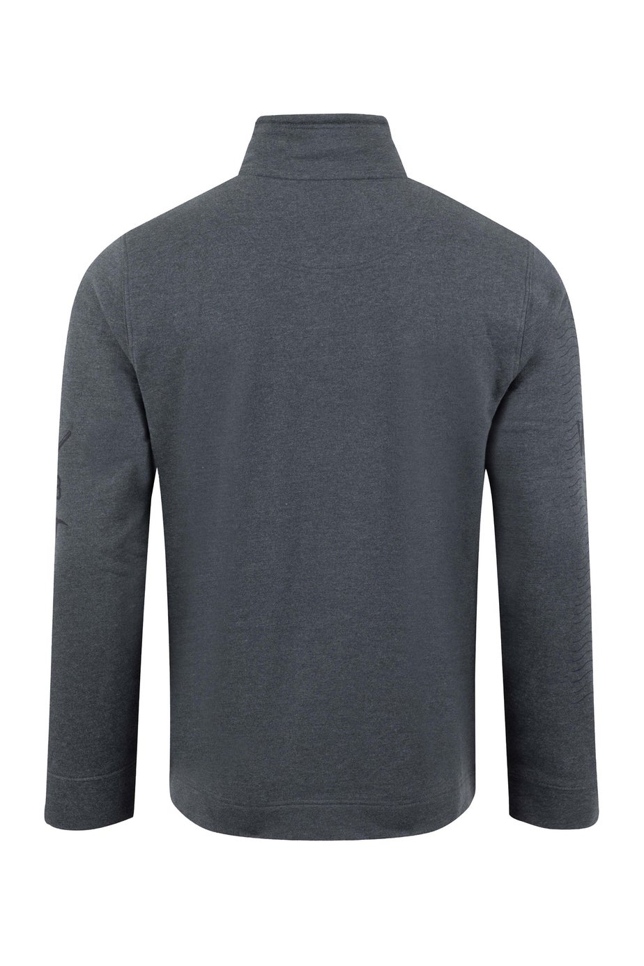 Weird Fish Navy Oakville Graphic 1/4 Zip Sweatshirt