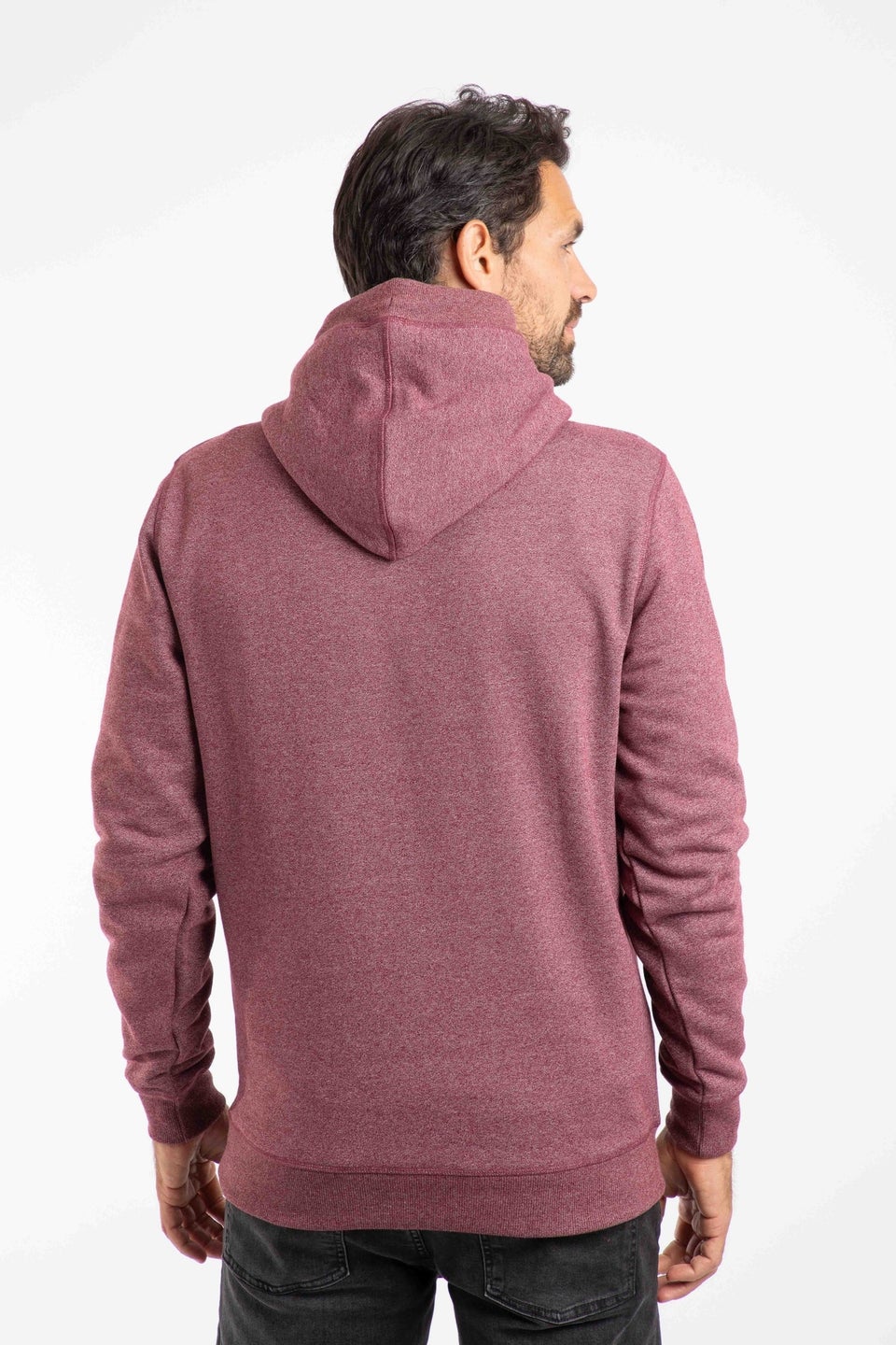 Weird Fish Antique Cherry Perranporth Embossed Grindle Hoodie