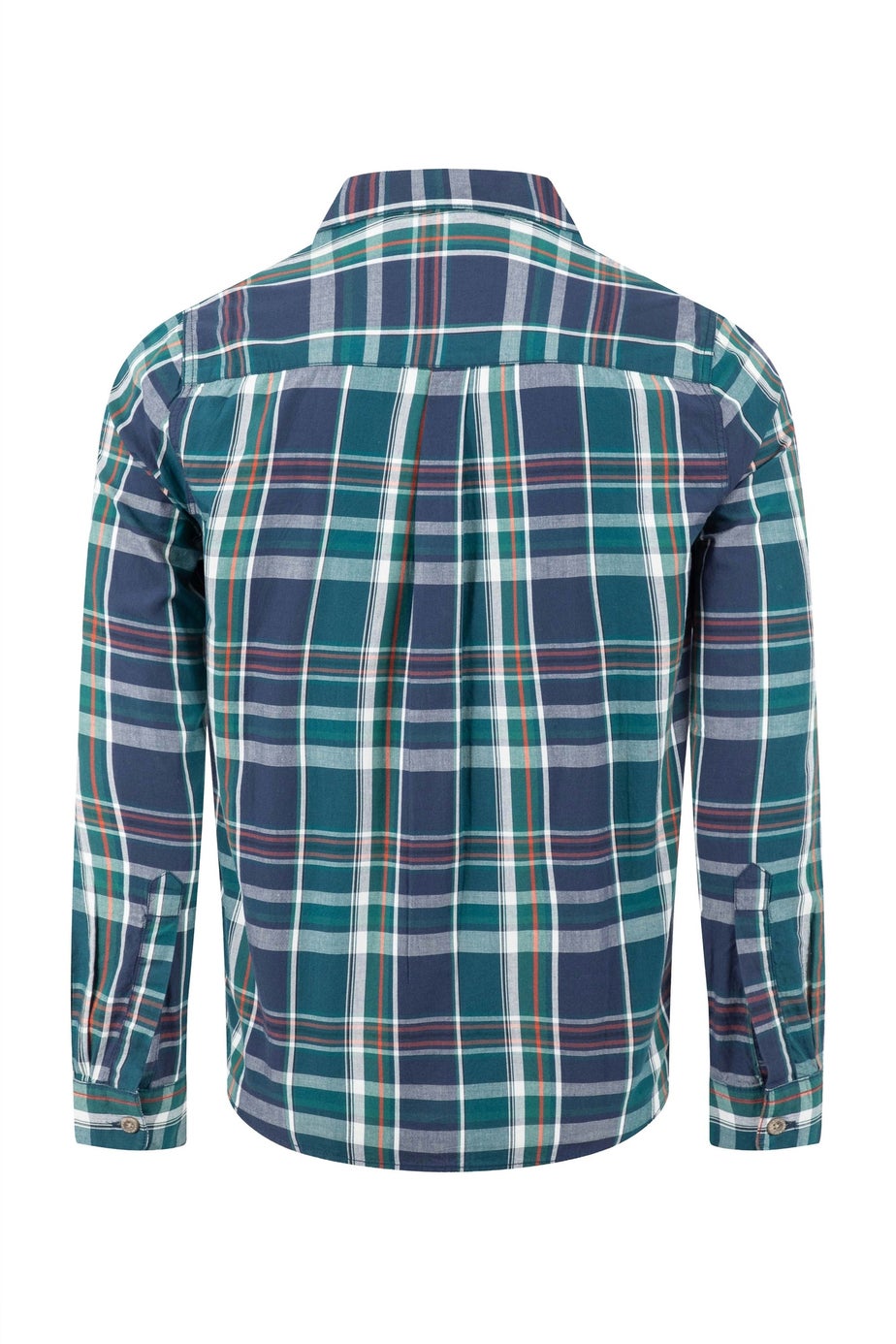Weird Fish Dark Blue Lando Long Sleeve Check Shirt