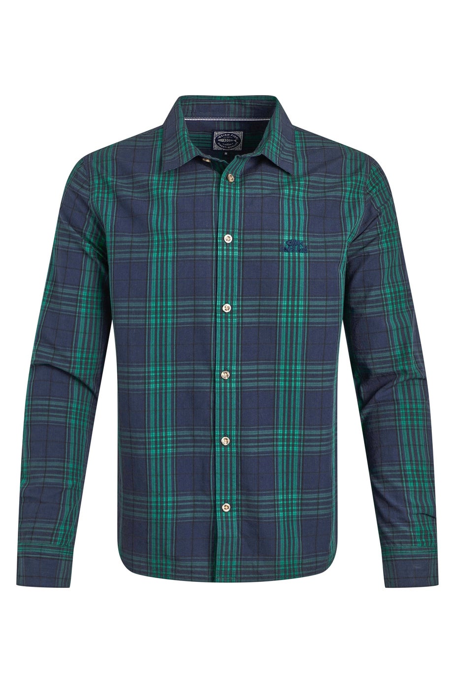 Weird Fish Green Ivy Lando Long Sleeve Check Shirt