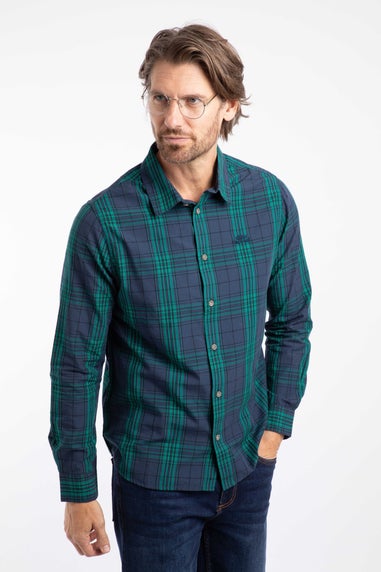 Weird Fish Green Ivy Lando Long Sleeve Check Shirt