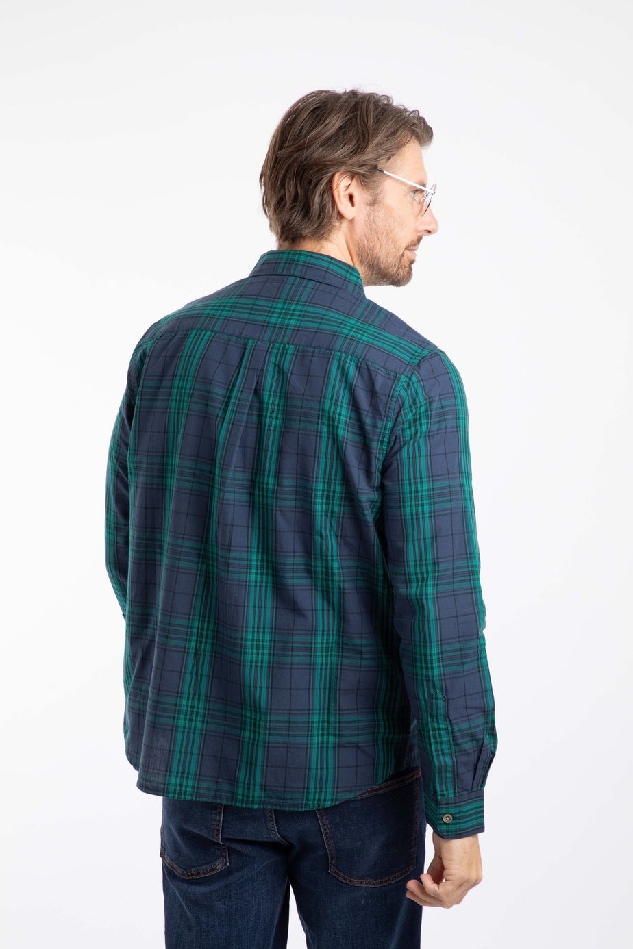 Weird Fish Green Ivy Lando Long Sleeve Check Shirt