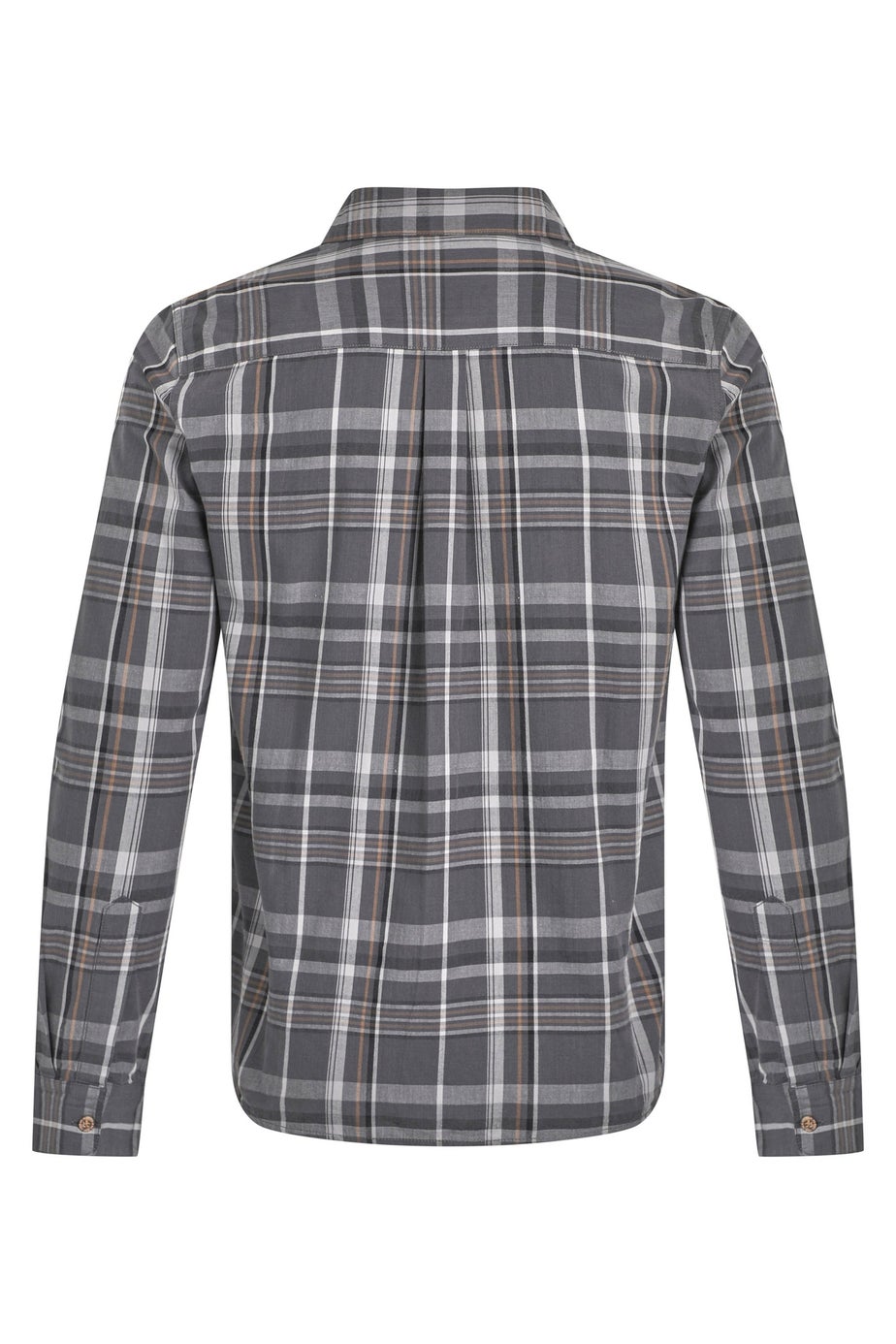 Weird Fish Iron Stone Lando Long Sleeve Check Shirt
