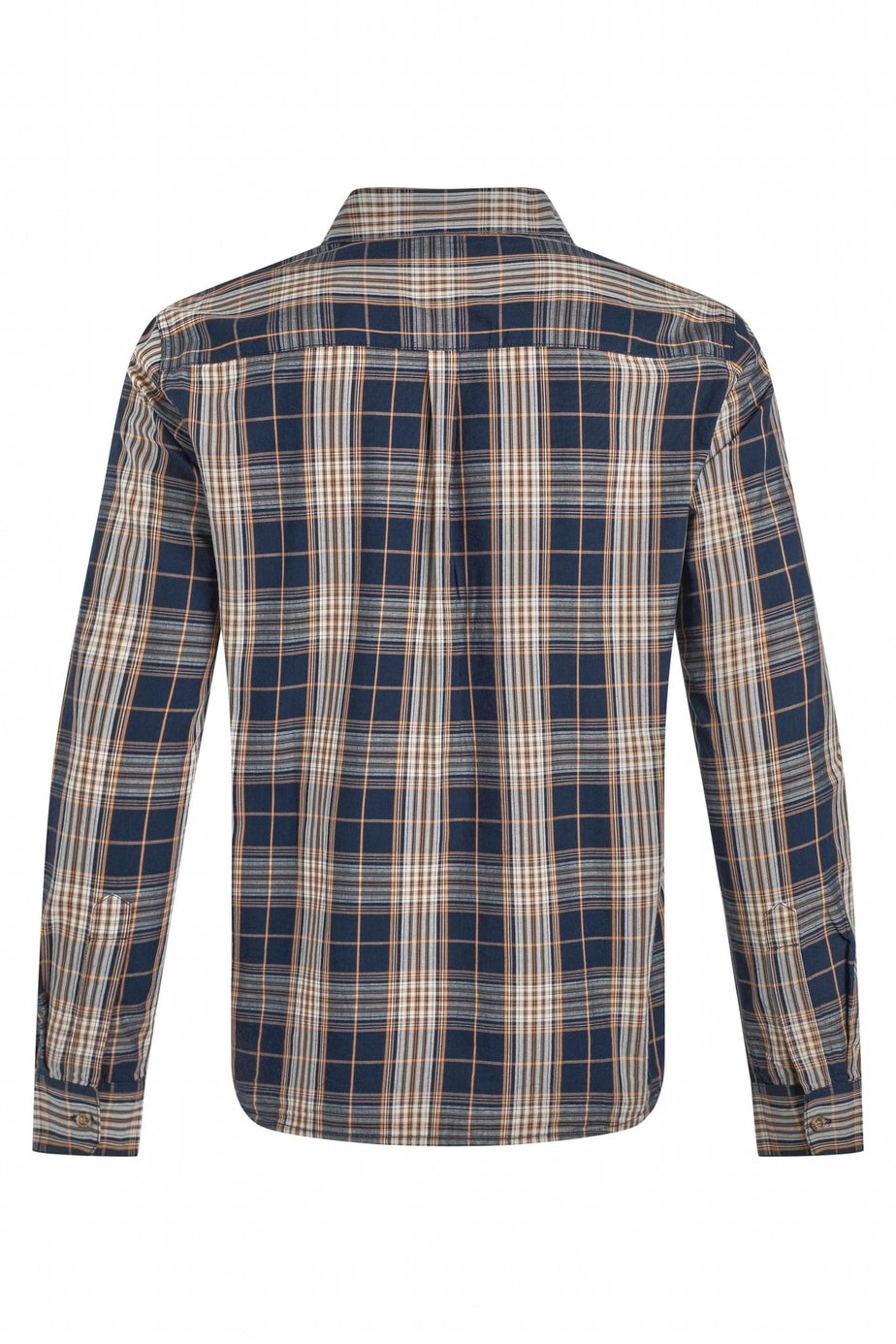 Weird Fish Navy Lando Long Sleeve Check Shirt