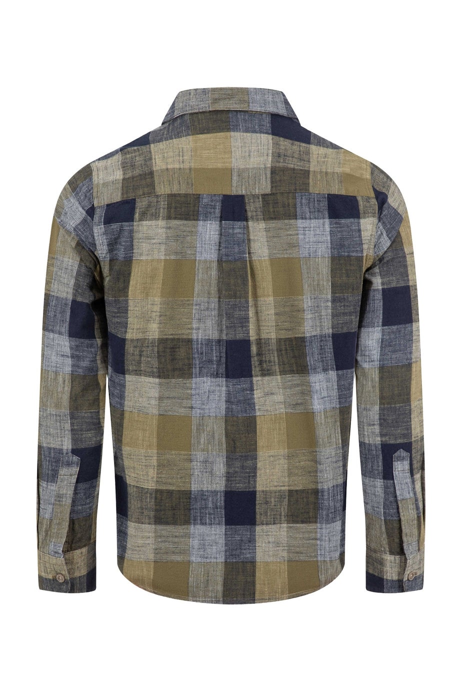 Weird Fish Green Sode Long Sleeve Check Shirt