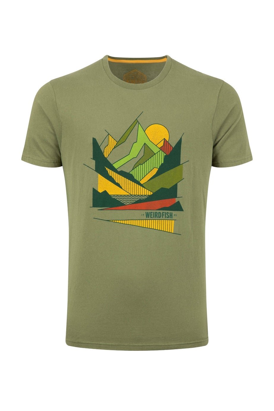 Weird Fish Artichoke Aspect Mountains Front Print Graphic T-Shirt
