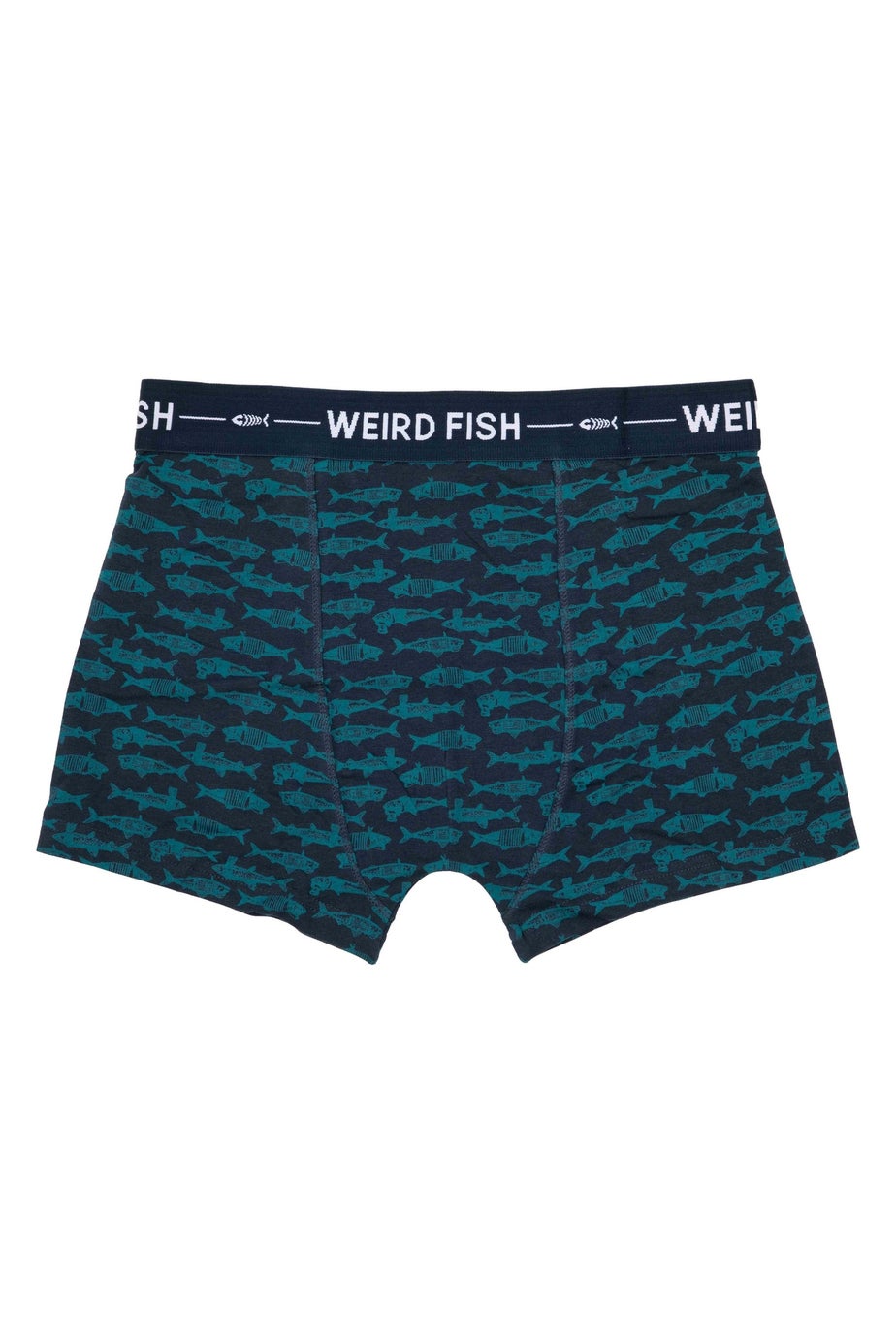 Weird Fish Navy Ashridge Boxer Shorts 3 Pack