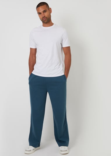 Threadbare Blue Wide Leg Joggers