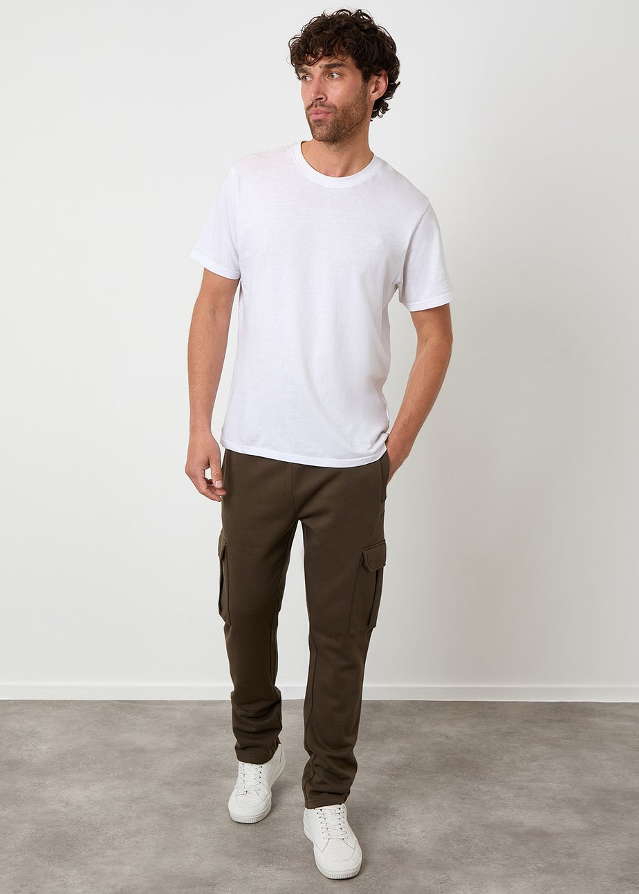 Threadbare Khaki Cargo Joggers