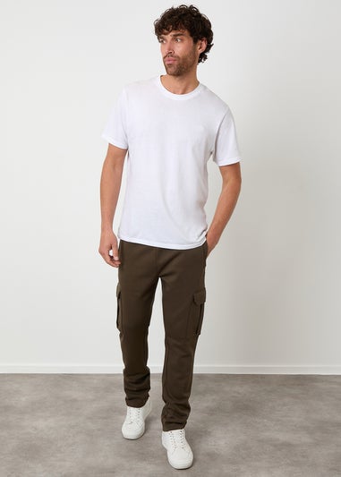 Threadbare Khaki Cargo Joggers