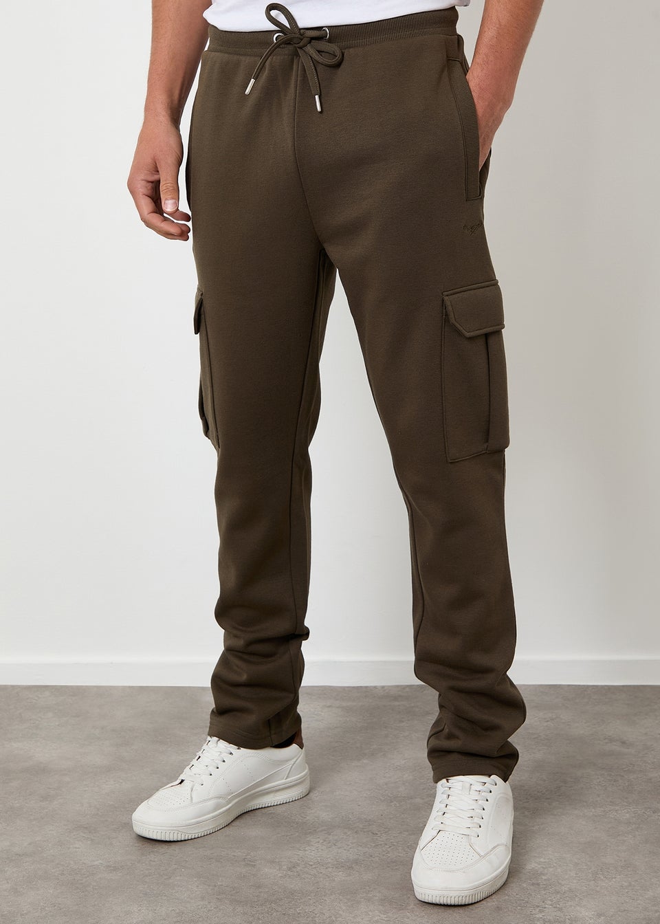 Threadbare Khaki Cargo Joggers