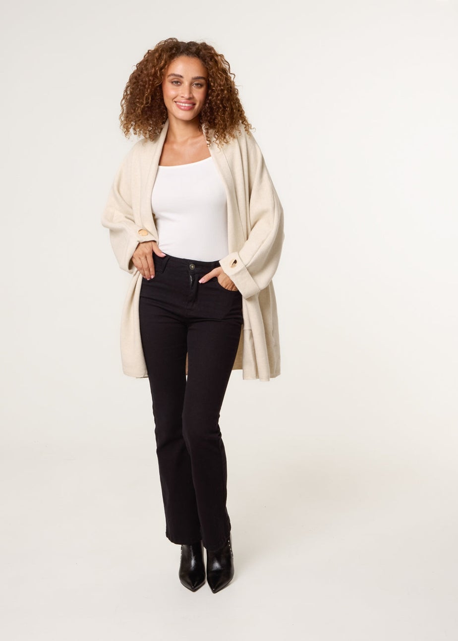 Blue Vanilla Stone Heavy Knit Cardigan