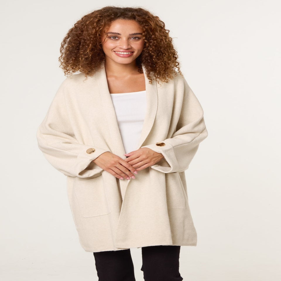 Blue Vanilla Stone Heavy Knit Cardigan