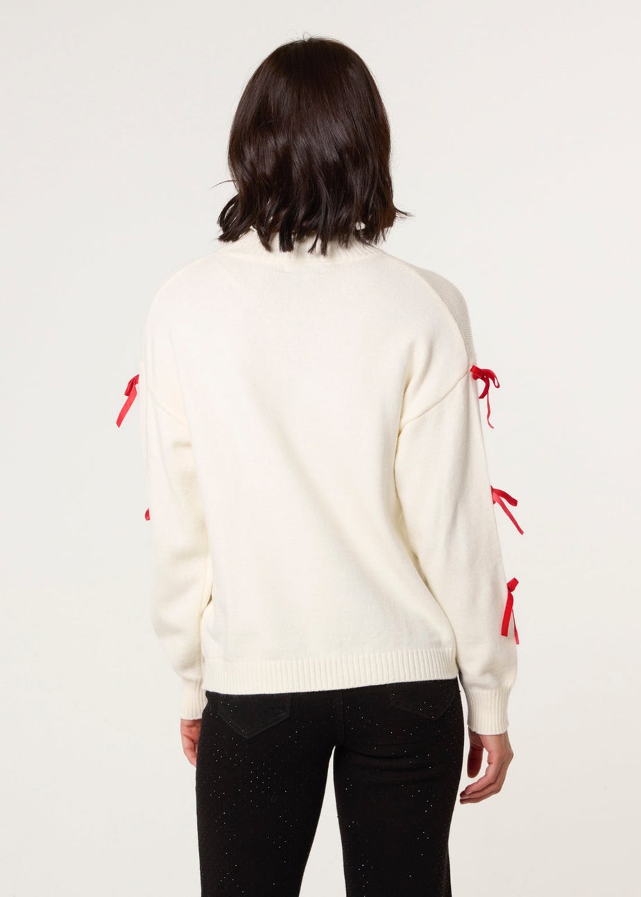 Blue Vanilla Ivory Christmas Tis The Season Jumper