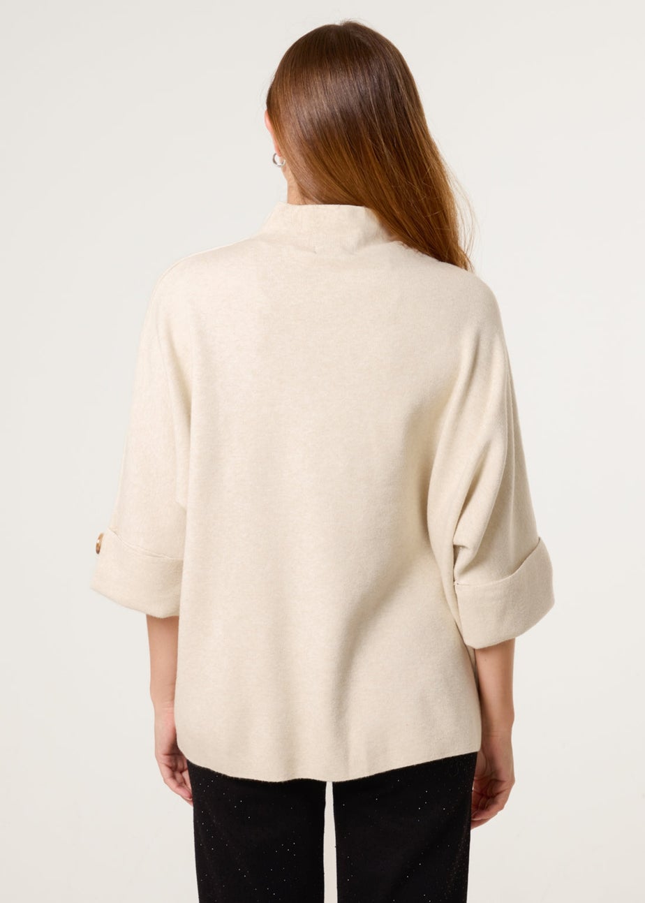 Blue Vanilla Stone Circle Rhinestone Jumper