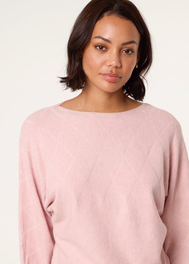 Blue Vanilla Pink Plain Jumper