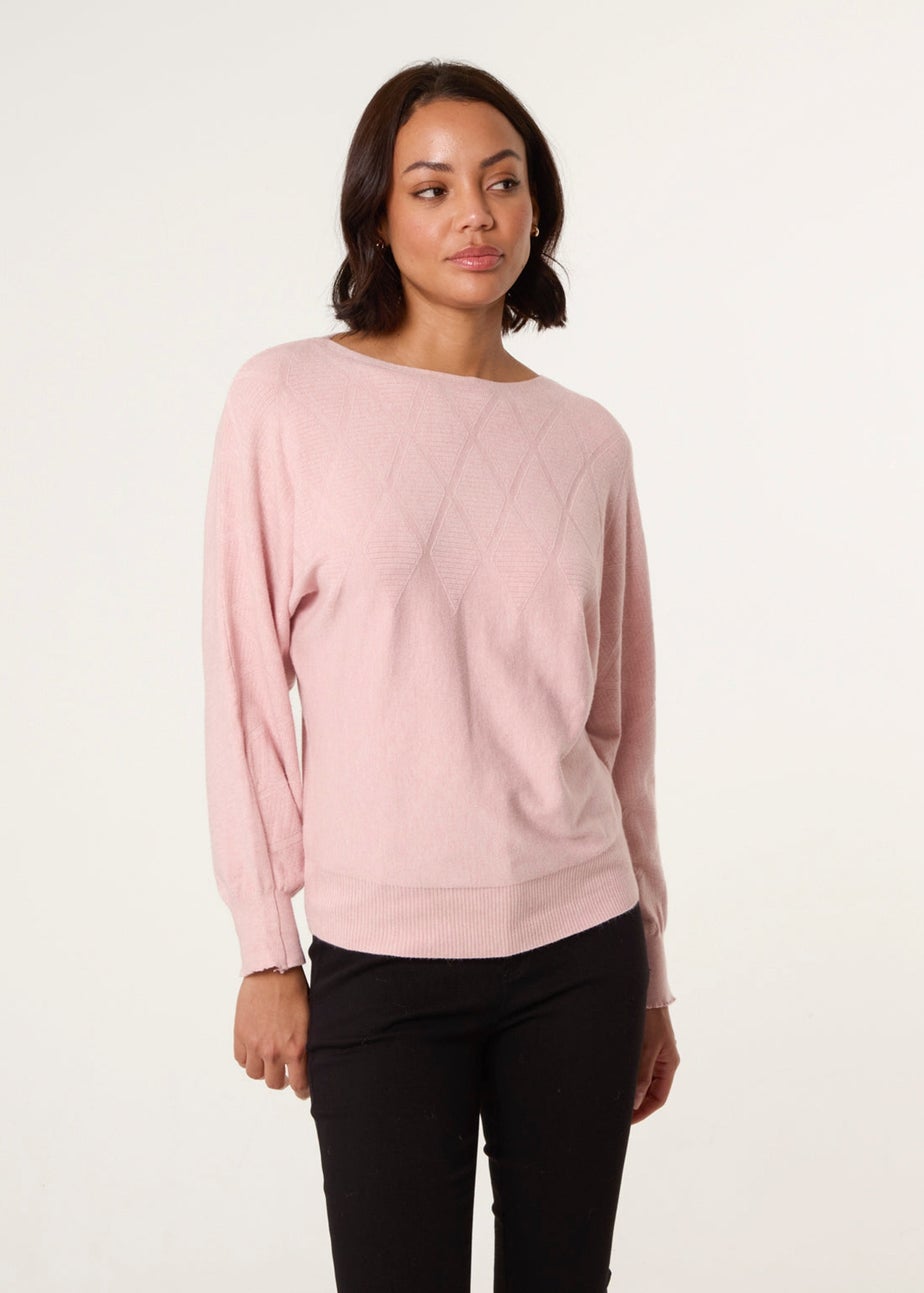 Blue Vanilla Pink Plain Jumper