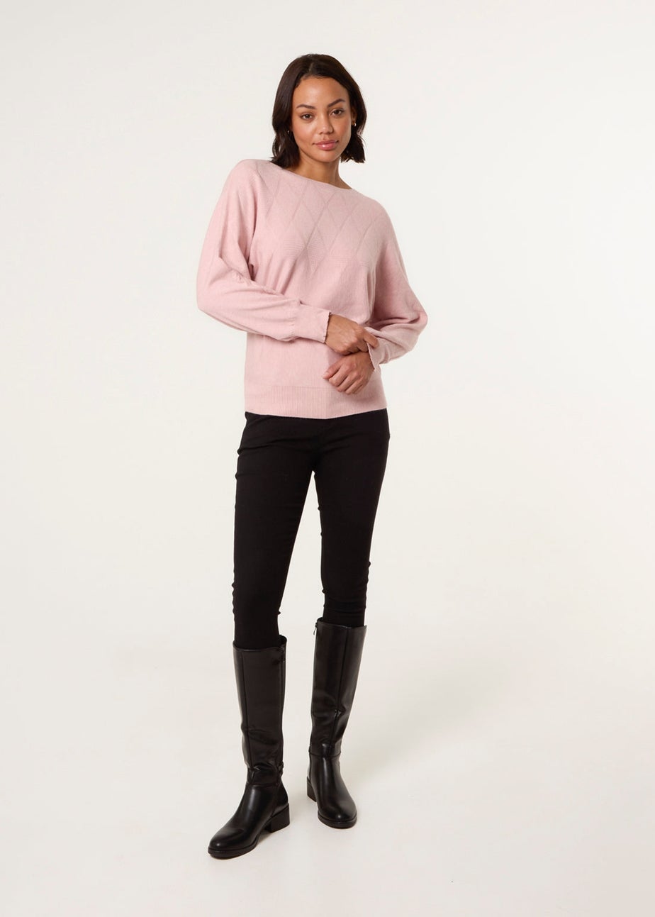 Blue Vanilla Pink Plain Jumper