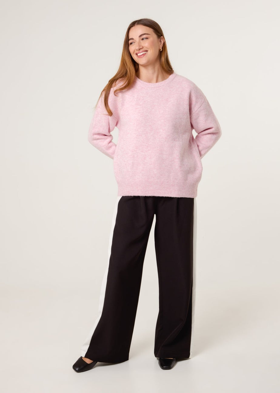 Blue Vanilla Pink Round Neck Jumper