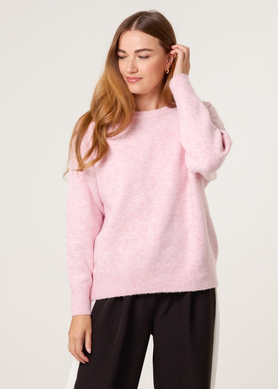Blue Vanilla Pink Round Neck Jumper