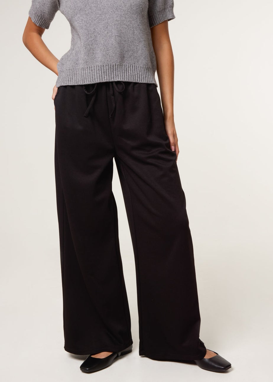 Blue Vanilla Black Wide Leg Trouser