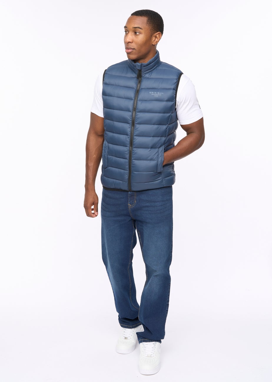 Crosshatch Navy Gattering MVE Gilet