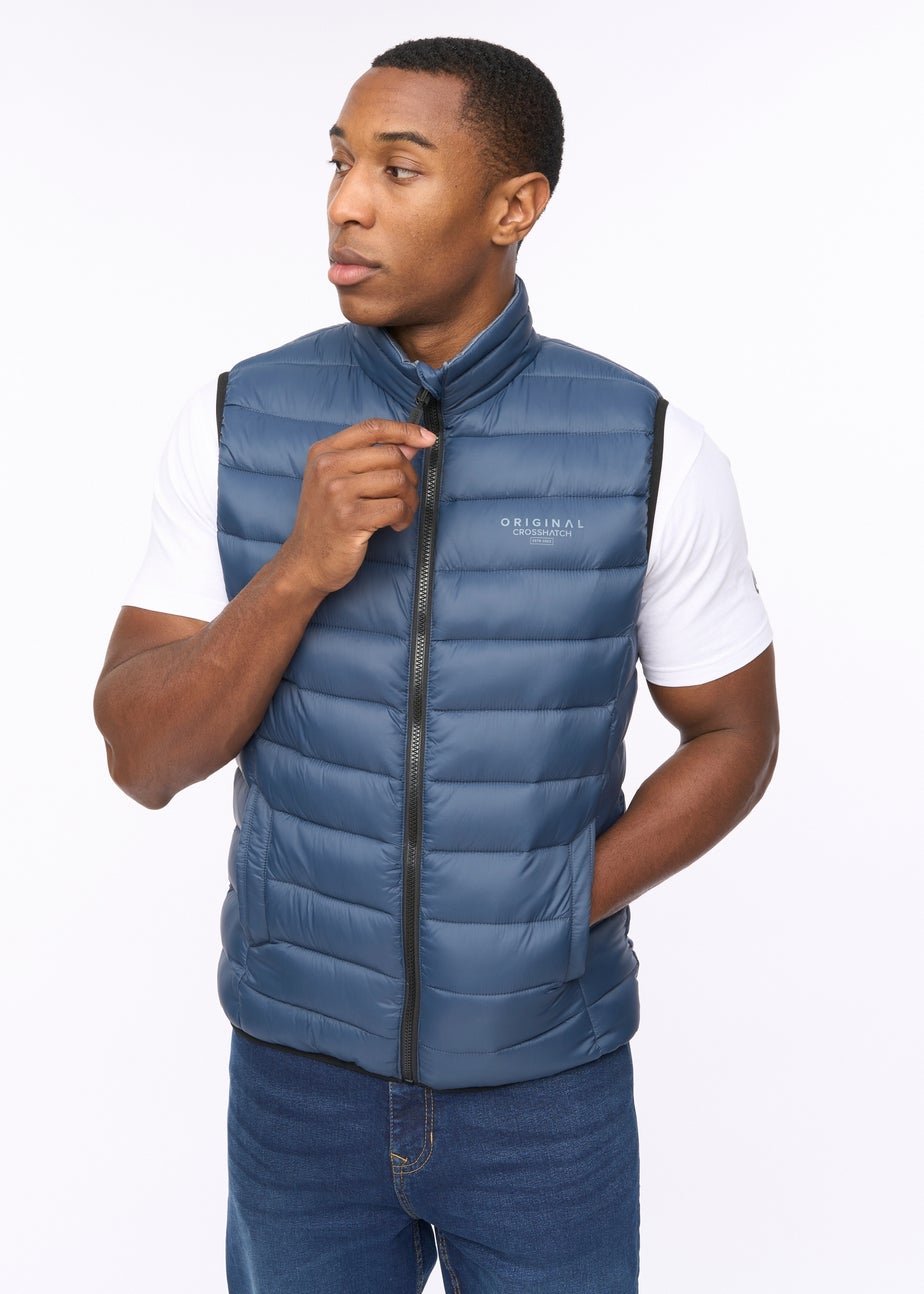 Crosshatch Navy Gattering MVE Gilet