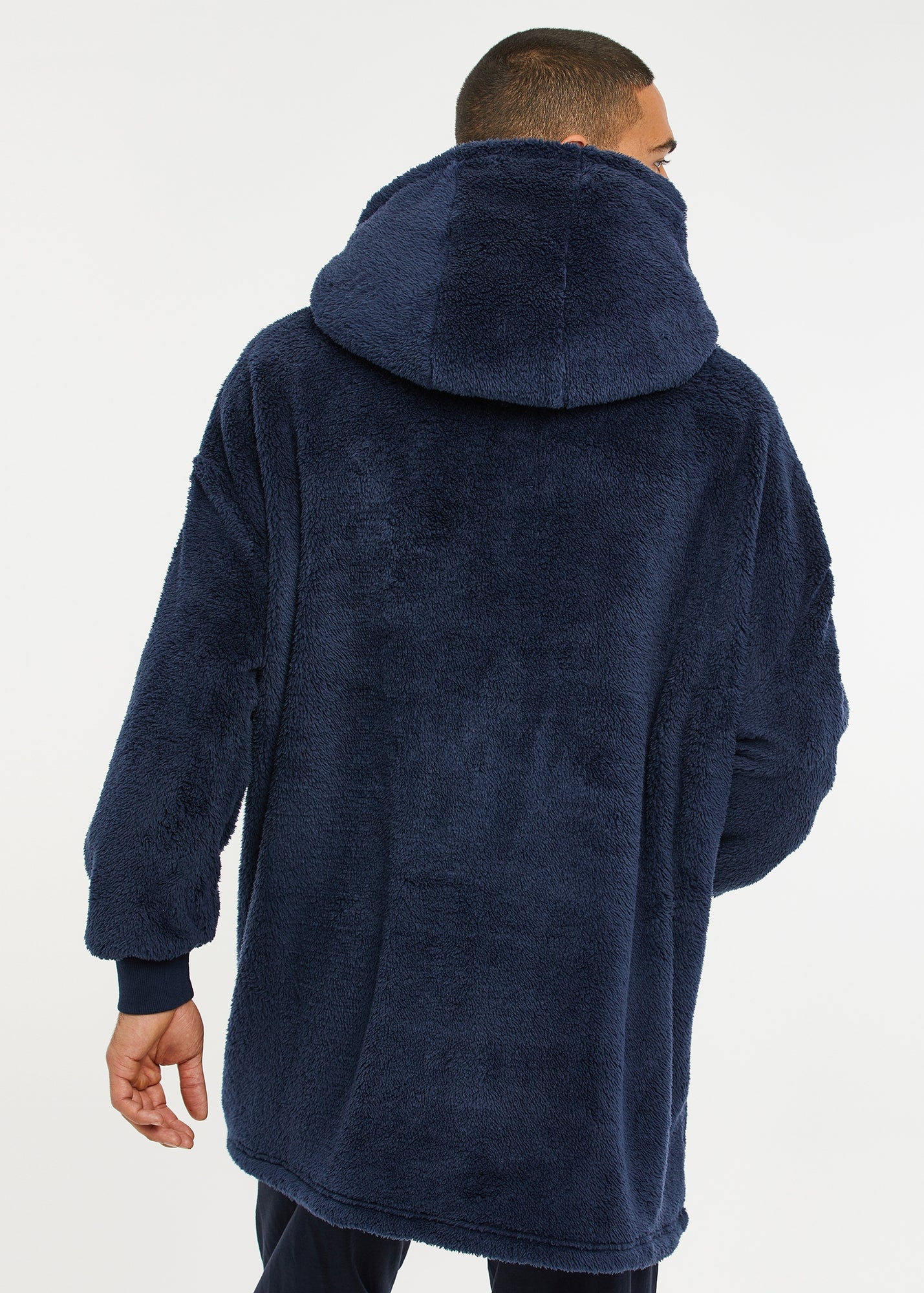Threadbare Navy Jamie Oversized Loungewear Hoodie - Matalan