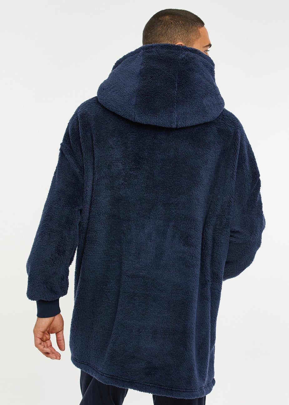 Threadbare Navy Jamie Oversized Loungewear Hoodie