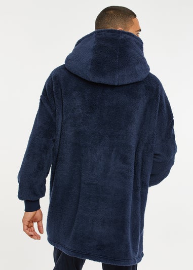 Threadbare Navy Jamie Oversized Loungewear Hoodie