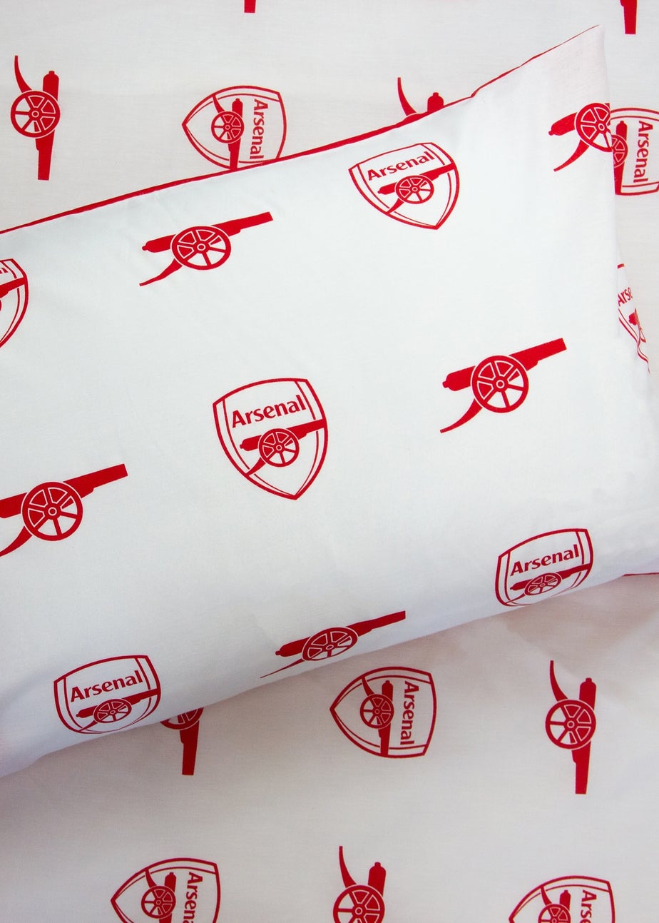 Arsenal Lightning Red Panel Duvet Cover