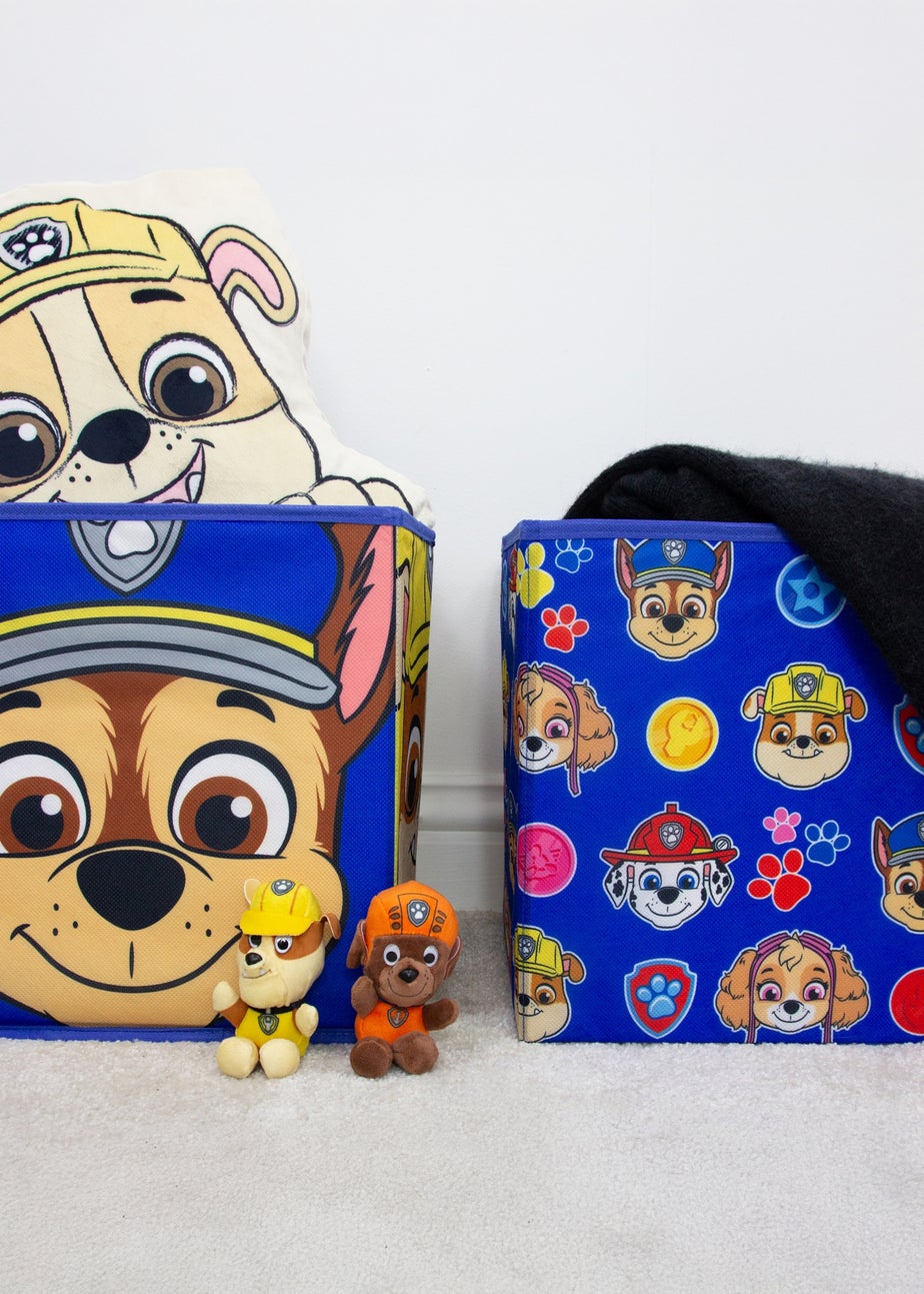 Paw Patrol Faces Blue Two Pack Storage Box