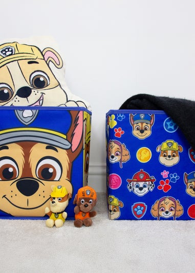 Paw Patrol Faces Blue Two Pack Storage Box
