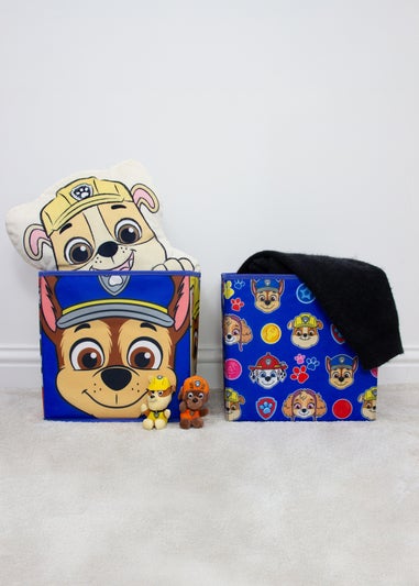 Paw Patrol Faces Blue Two Pack Storage Box