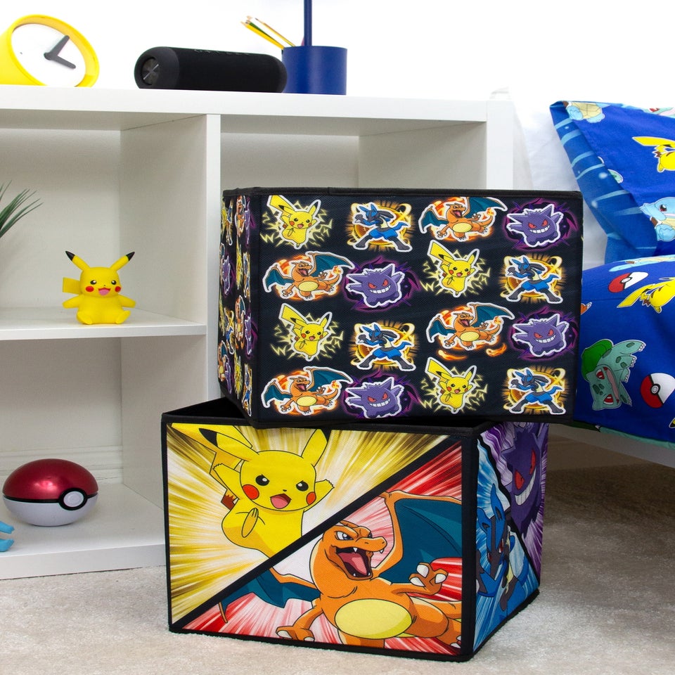 Pokemon PowPow Multicolour Two Pack Storage Box
